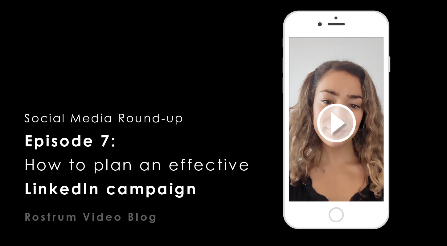 Social media round up - episode 7 linkedin banner